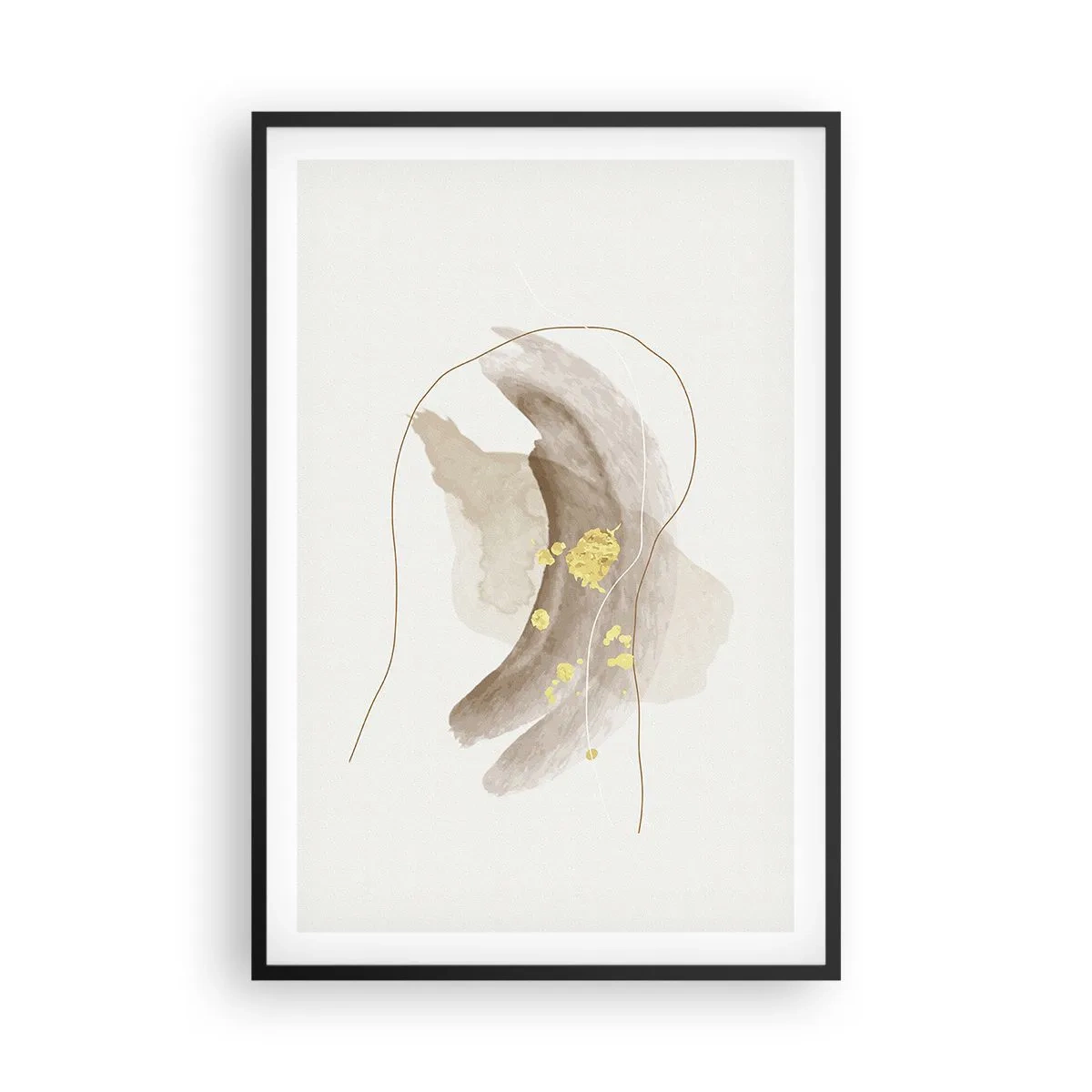 Plakat w czarnej ramie - Napotkane w przestrzeni - 61x91 cm