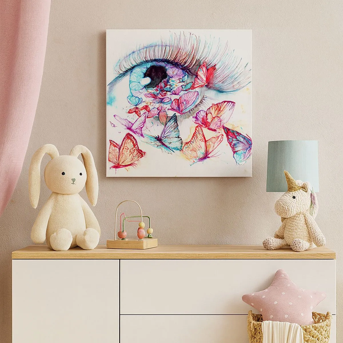 Obraz na płótnie - Bajkowy oczu czar - 30x30 cm