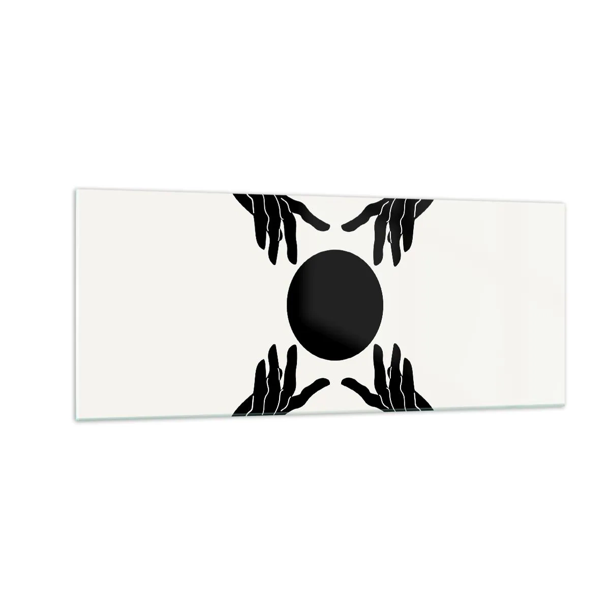 Obraz na szkle - Tajemny znak - 100x40 cm