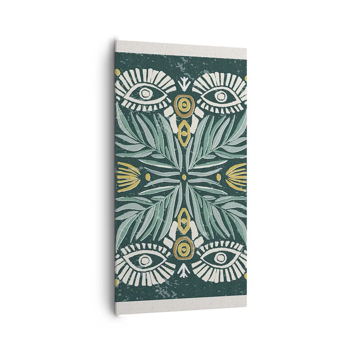 Obraz na płótnie - Jak ludowa wycinanka - 65x120 cm