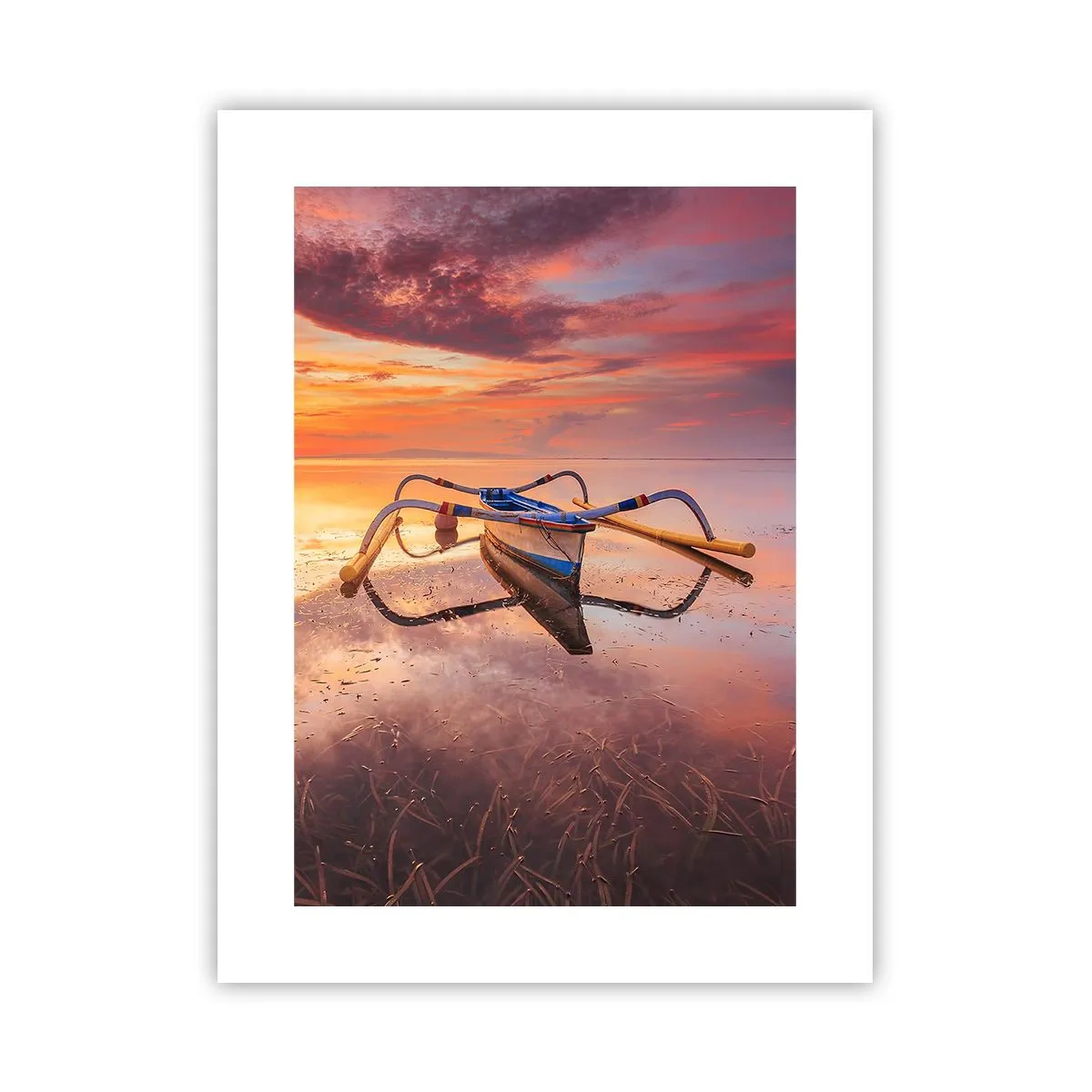 Plakat - Spokój tropikalnego wieczoru - 30x40 cm