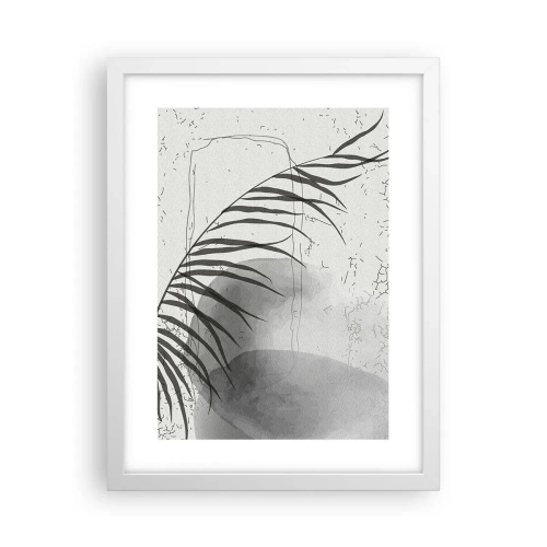 Plakat w białej ramie - Subtelna egzotyka natury - 30x40 cm