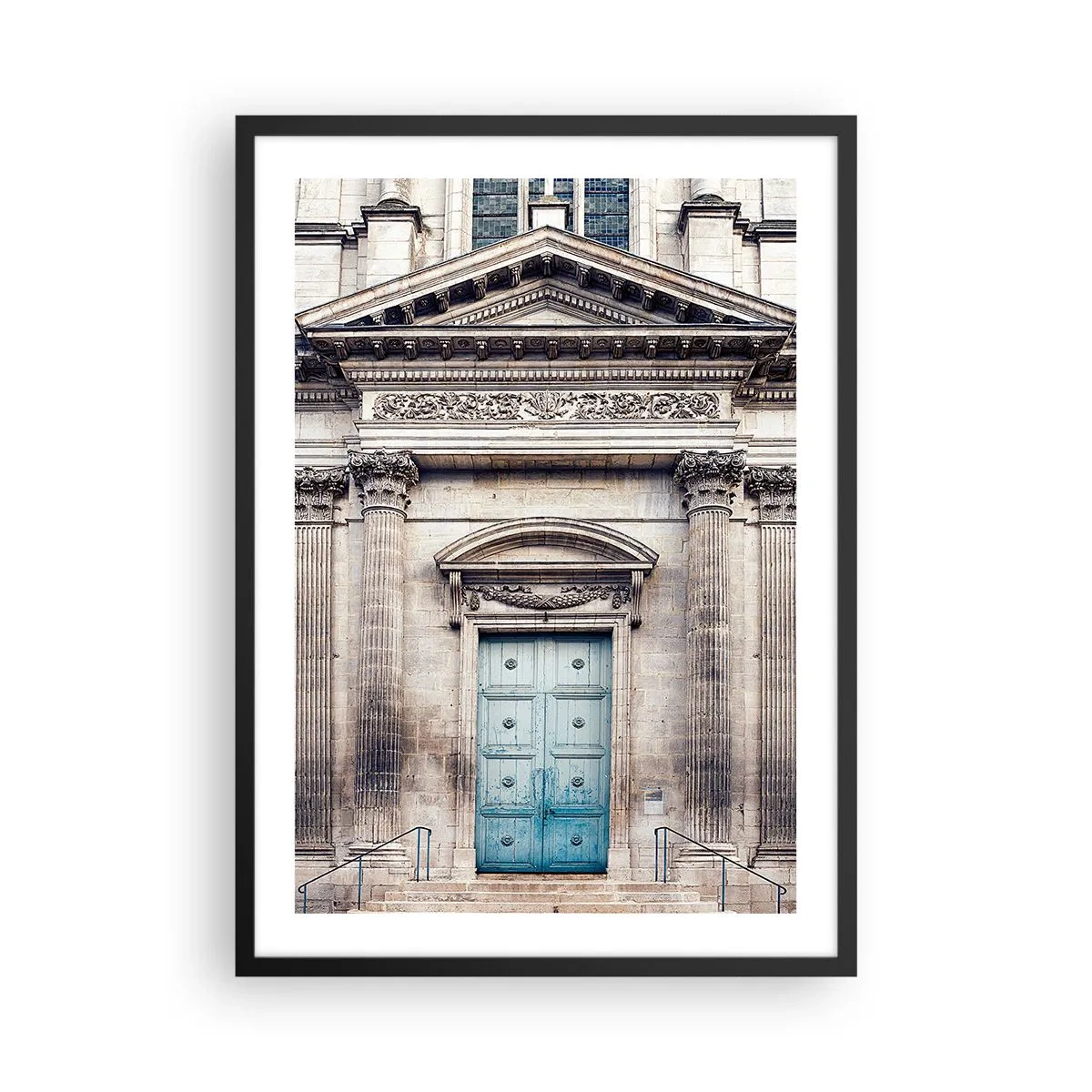 Plakat w czarnej ramie - Brama do świata ducha - 50x70cm - Brama do świata ducha - Nowoczesna dekoracja ścienna do salonu i sypialni ARTTOR
