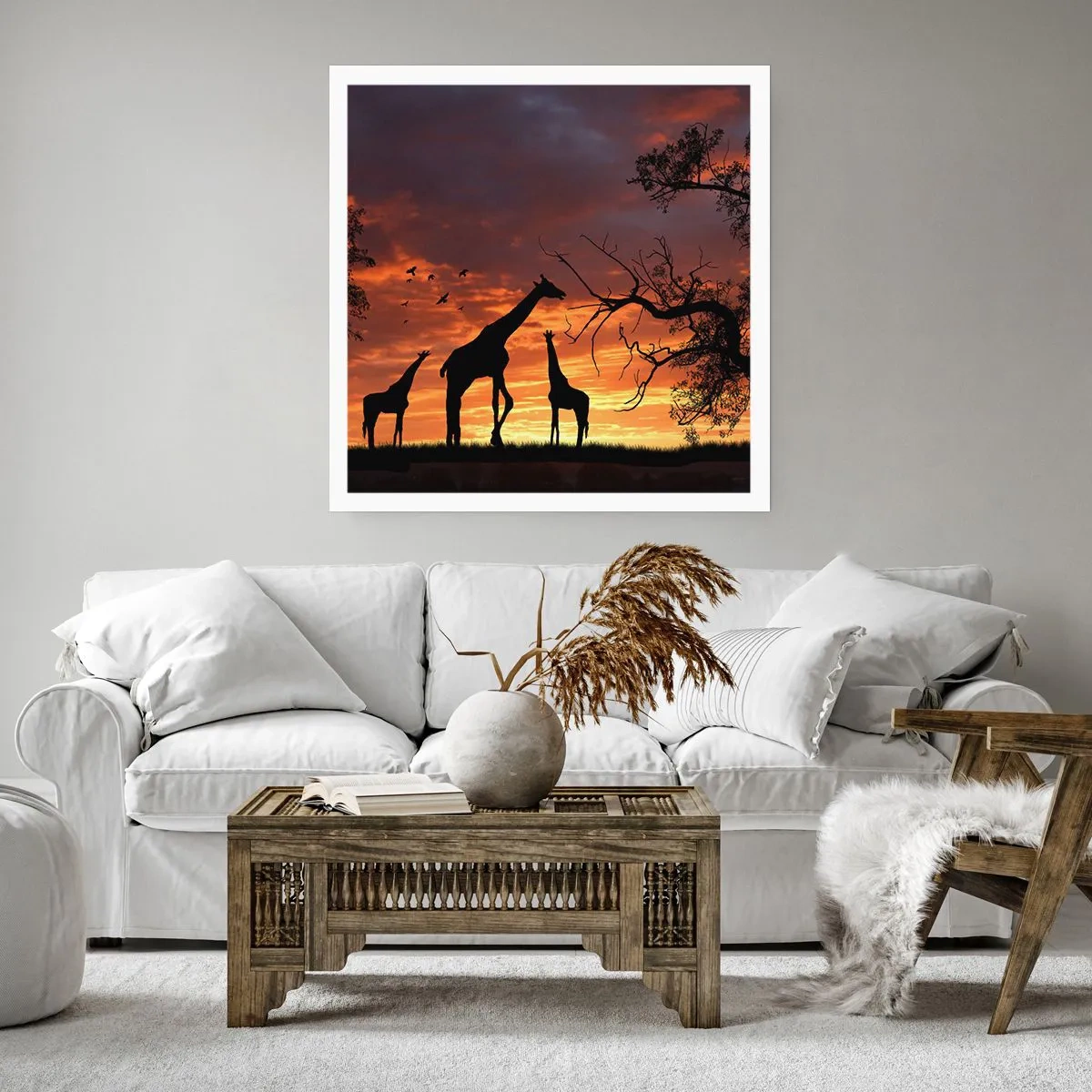 Plakat - Mała kolacja w gronie najbliższych - 40x40 cm