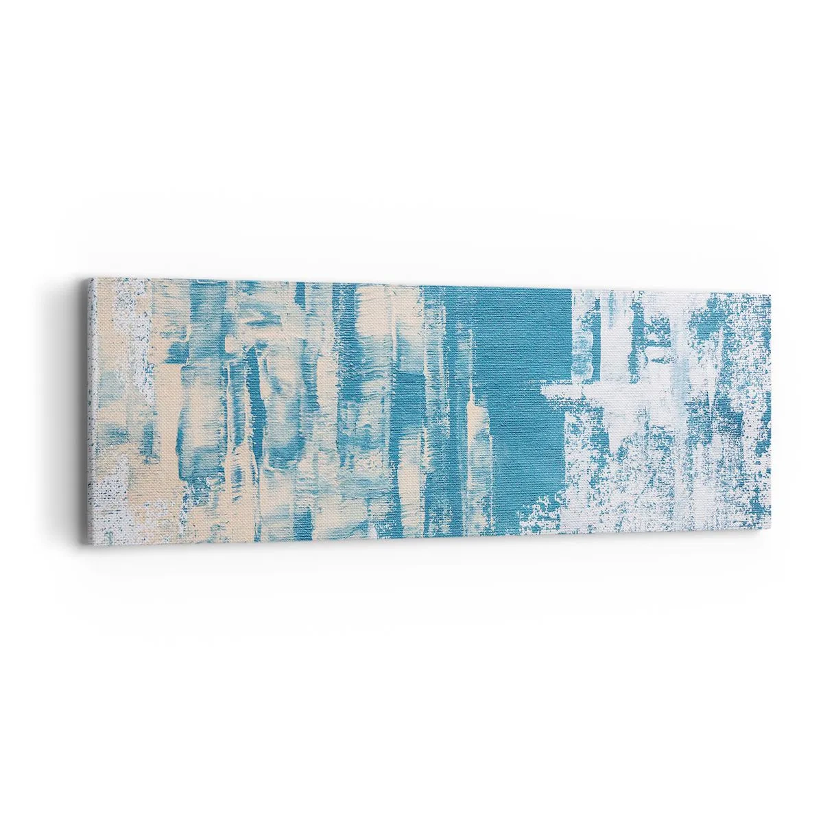 Obraz na płótnie - Przez lodowy sopel - 90x30 cm