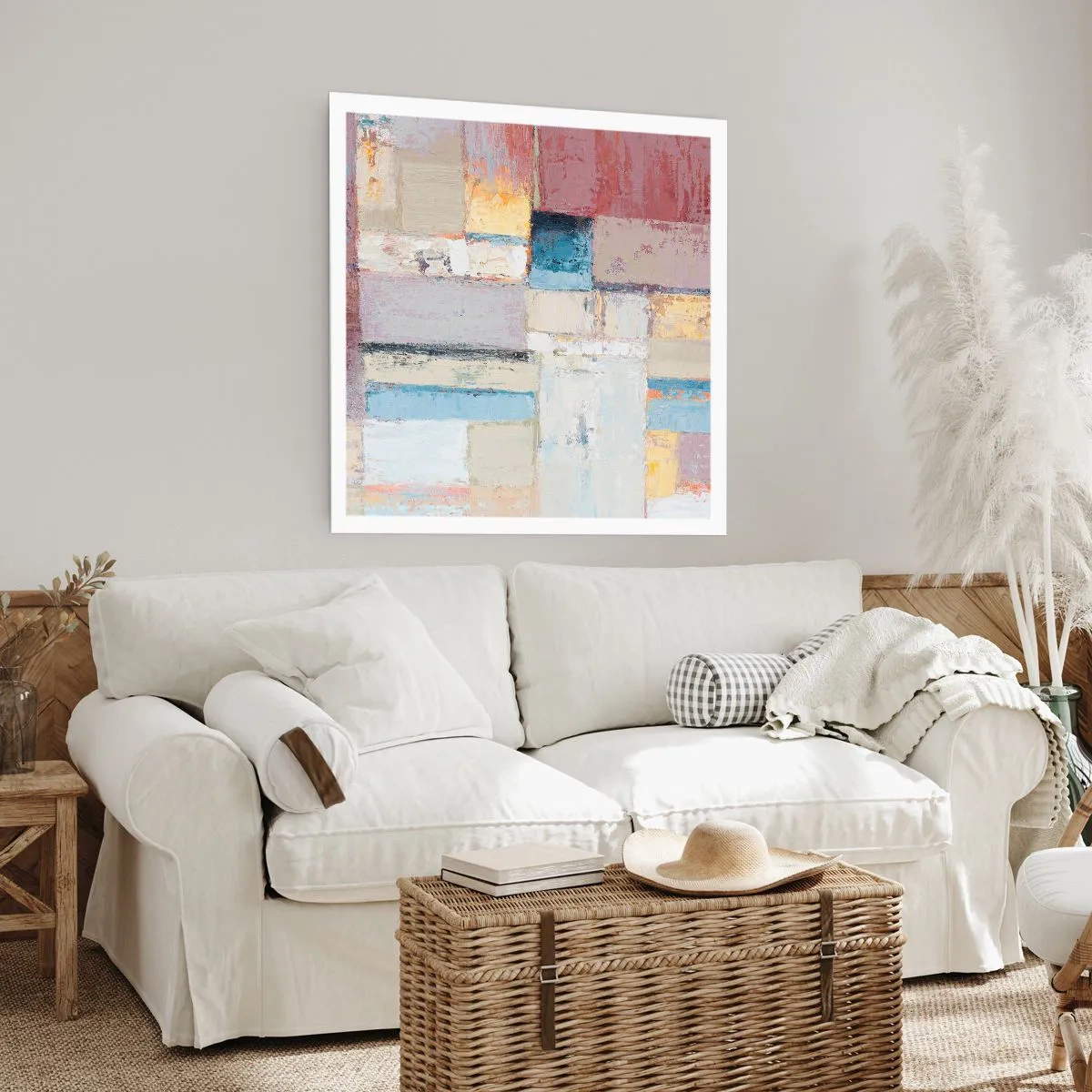 Plakat - Spokój geometrii - 60x60 cm