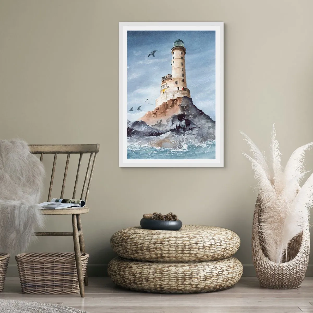 Plakat w białej ramie - Niezwyciężona - 30x40 cm