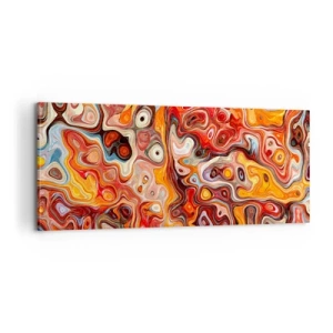 Obraz na płótnie - Gdyby orzechy rozpływały się w miodzie - 100x40 cm