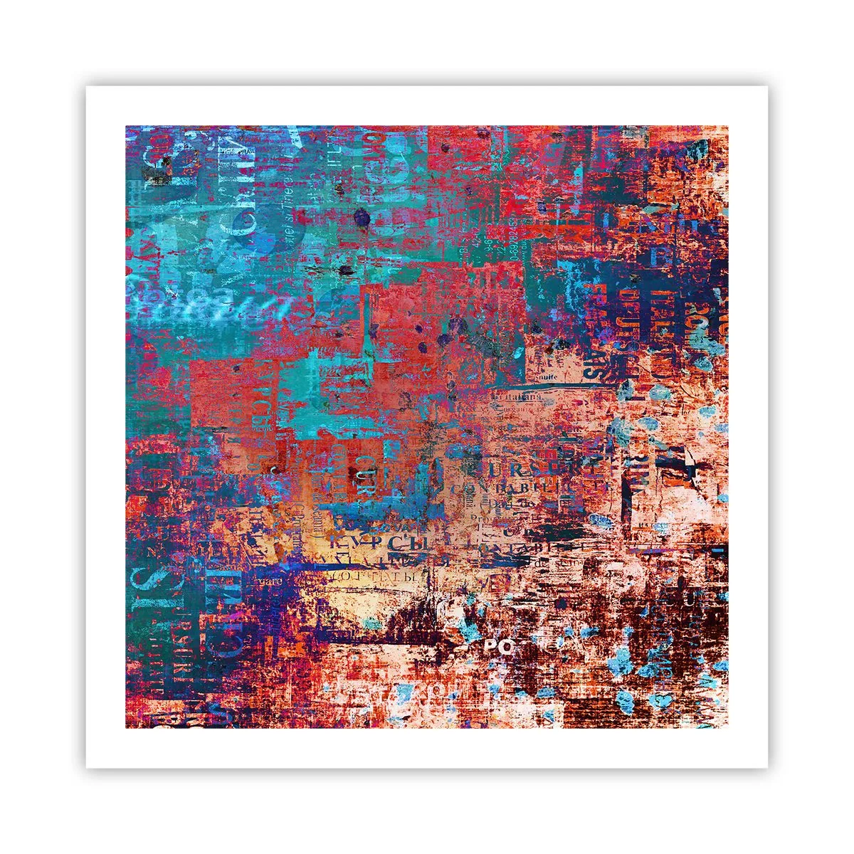 Plakat - Pamięć i niepamięć - 60x60 cm