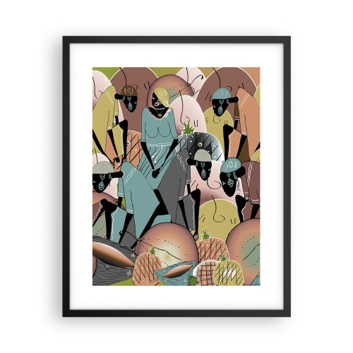 Plakat w czarnej ramie - Nadchodzi wielkie święto - 40x50 cm