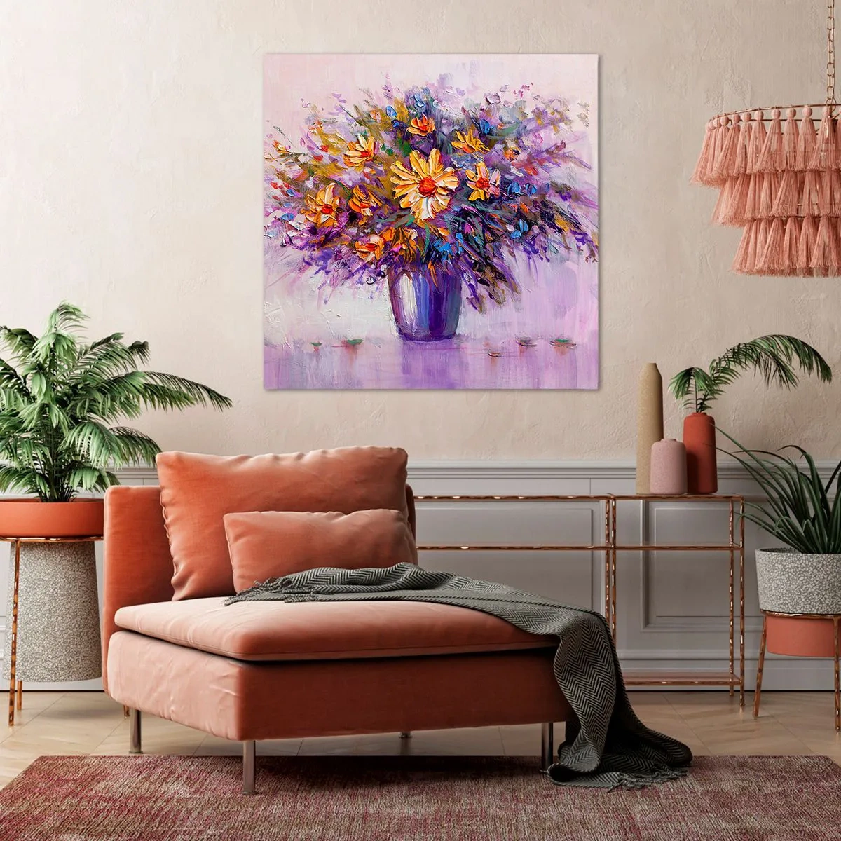 Obraz na płótnie - Słodko pachnie, słodko wygląda - 60x60 cm