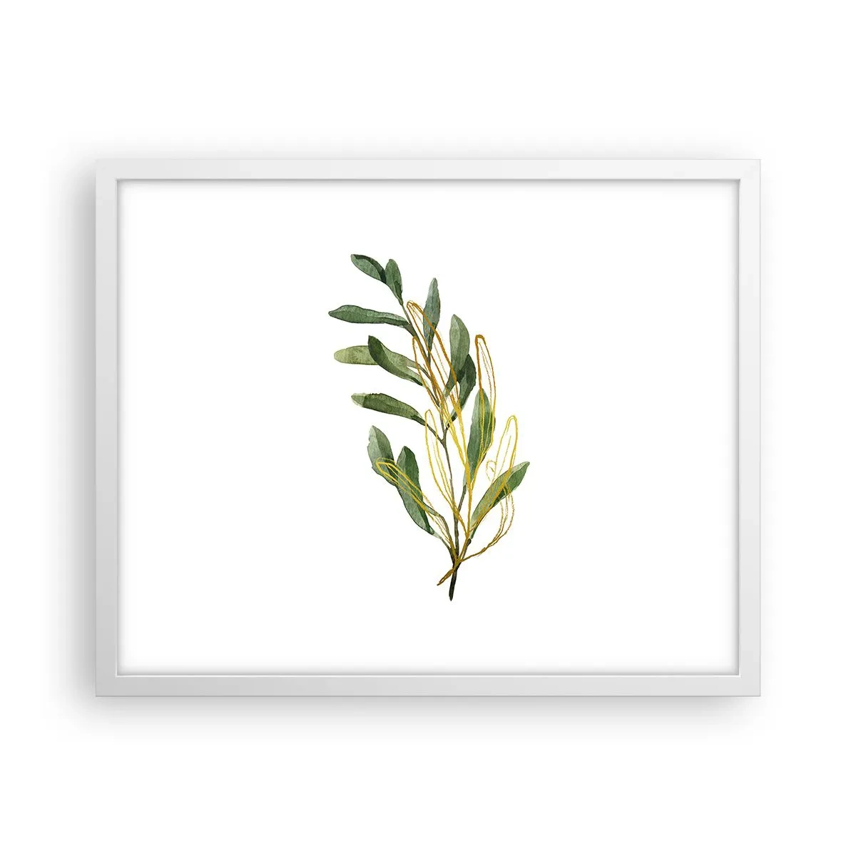 Plakat w białej ramie - Wszystko co dobre - 50x40 cm