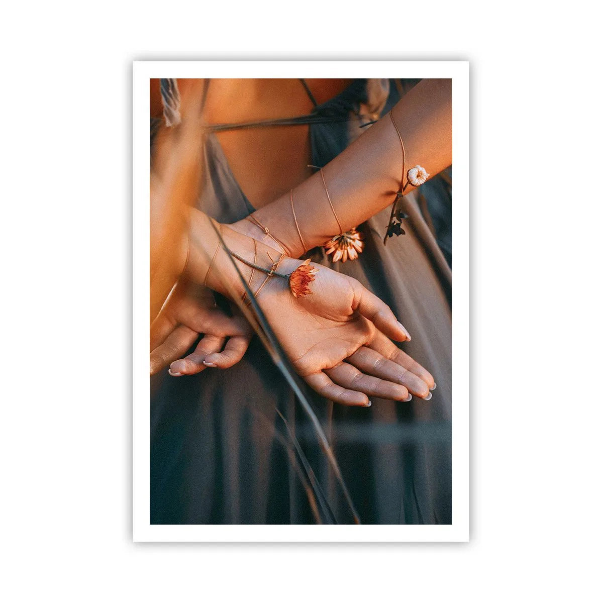 Plakat - Związana z naturą - 70x100 cm