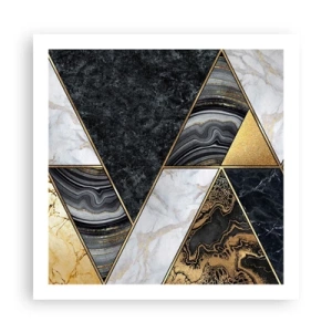 Plakat - Kamień przy kamieniu - 60x60 cm