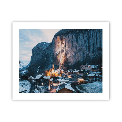 Plakat - Świetlisty duch zimy - 50x40 cm