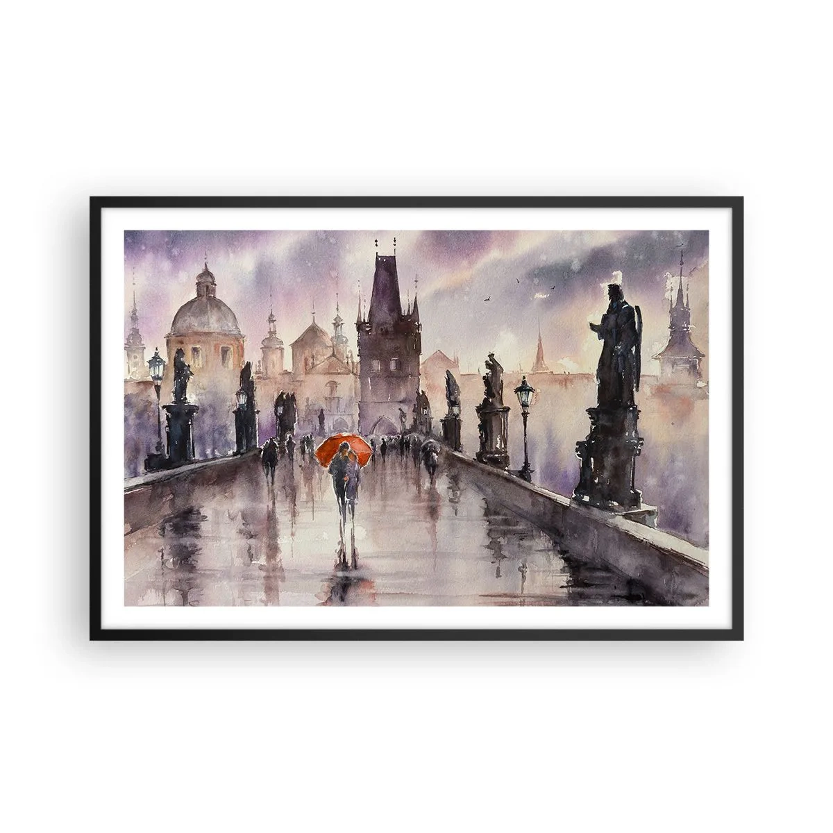 Plakat w czarnej ramie - Ludzie się nie zmieniają - 91x61 cm