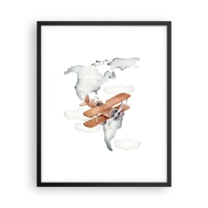 Plakat w czarnej ramie - W pionierskim duchu - 40x50 cm