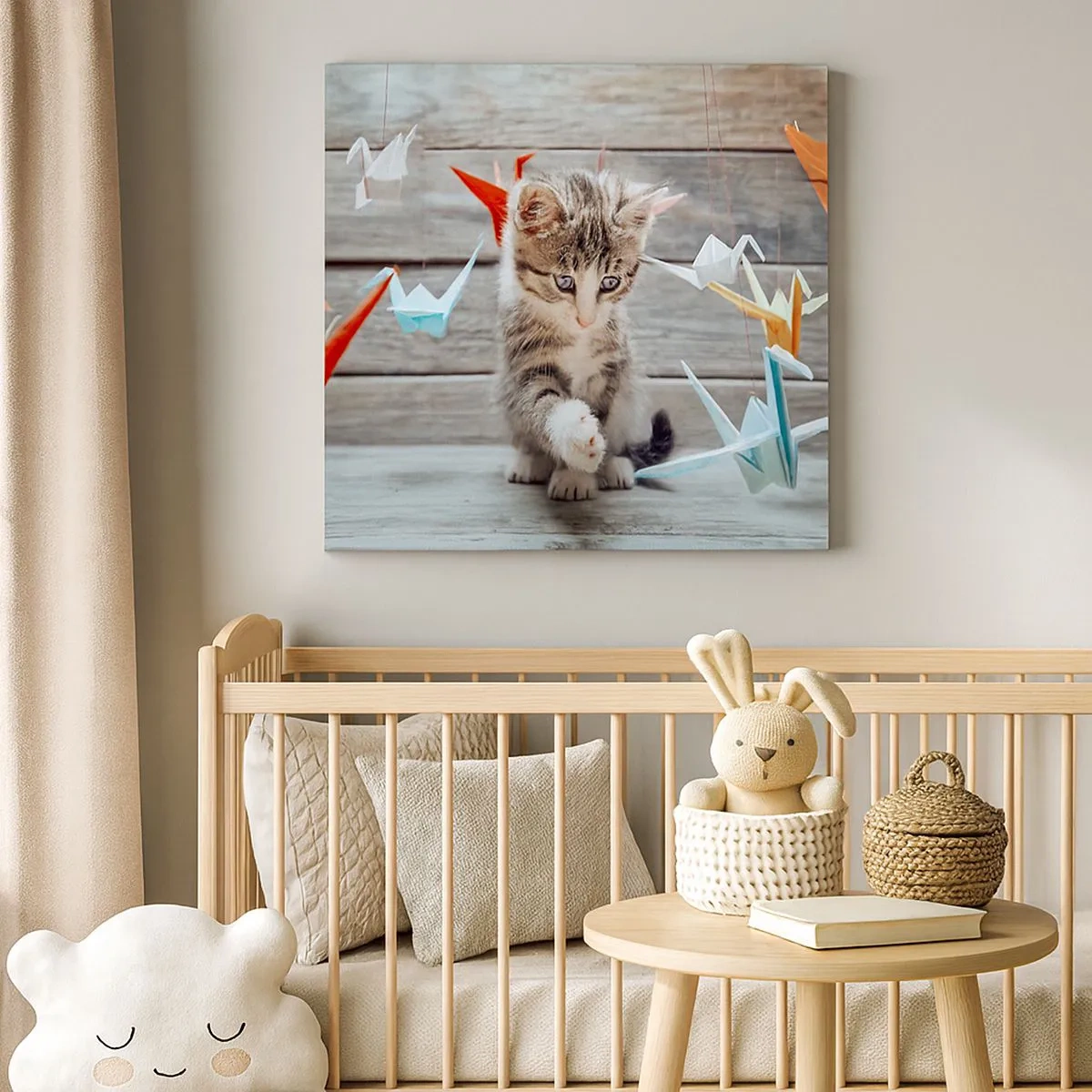 Obraz na płótnie - Pierwsza lekcja - 30x30 cm