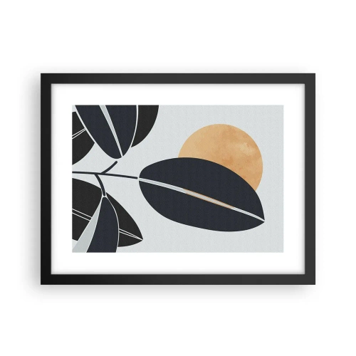 Plakat w czarnej ramie - Dzień gorącego lata - 40x30 cm