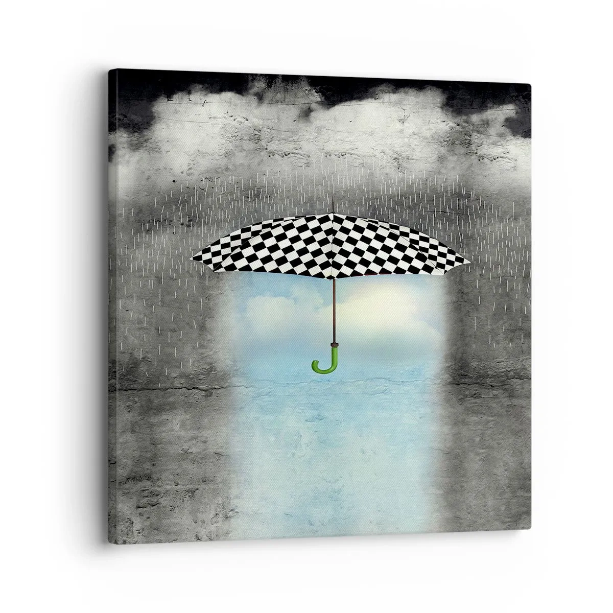 Obraz na płótnie - A jednak możliwe - 30x30 cm