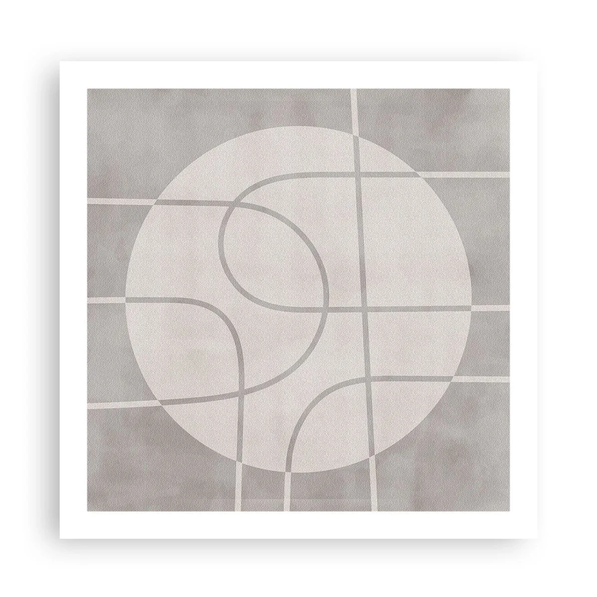 Plakat - Koliście i na wprost - 60x60 cm