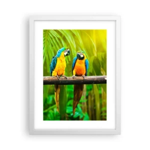 Plakat w białej ramie - A słyszałaś, że ona…? - 30x40 cm