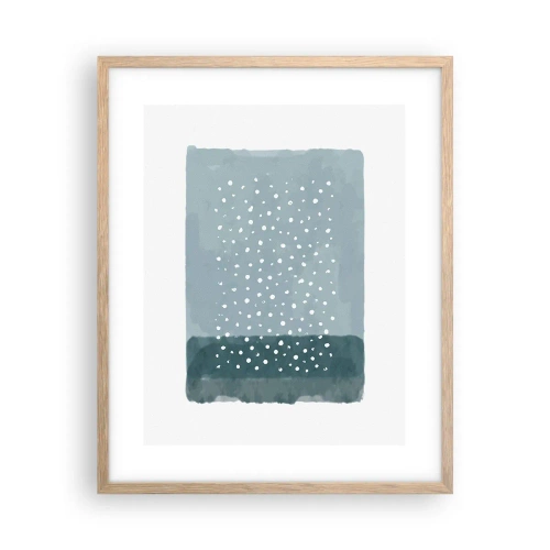 Plakat w ramie jasny dąb - Wyrosłe na błękicie - 40x50 cm