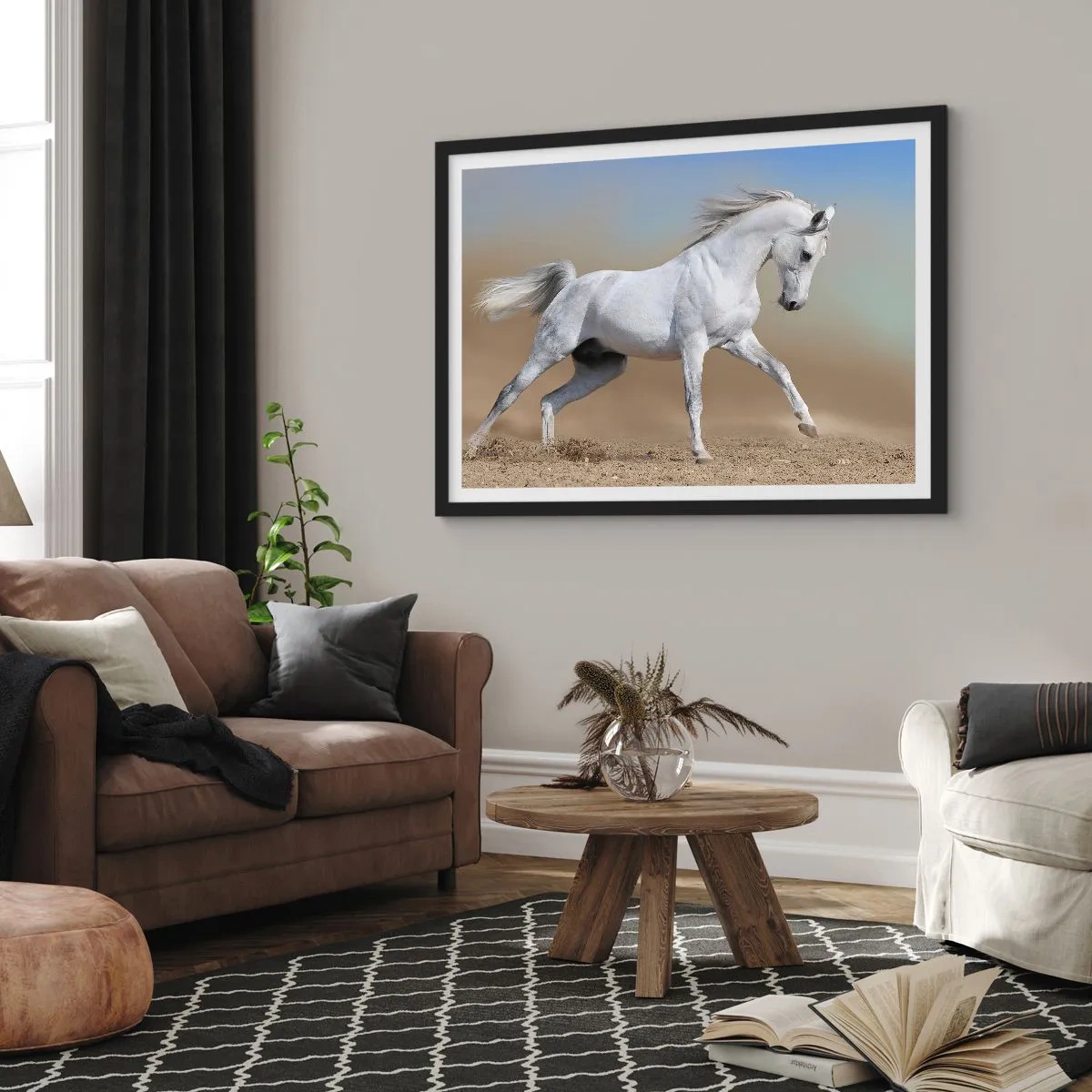 Plakat w czarnej ramie - Najpiękniejsza arabska baśń - 50x40 cm