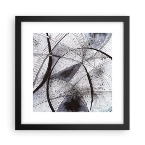 Plakat w czarnej ramie - Futurystyczna fantazja - 30x30 cm