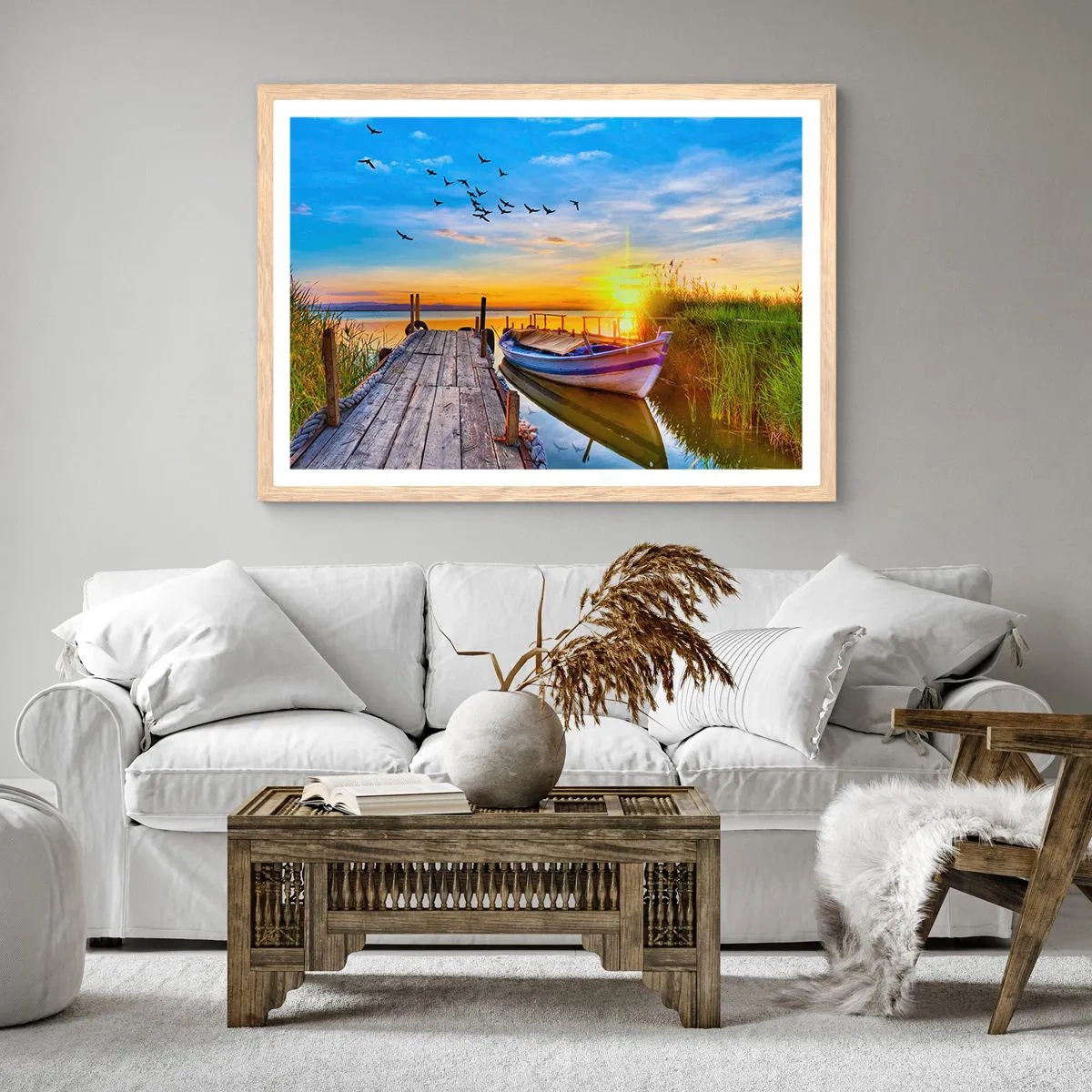 Plakat w ramie jasny dąb - Do widzenia, do jutra - 40x30 cm