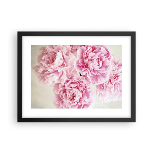 Plakat w czarnej ramie - W różowym przepychu - 40x30 cm