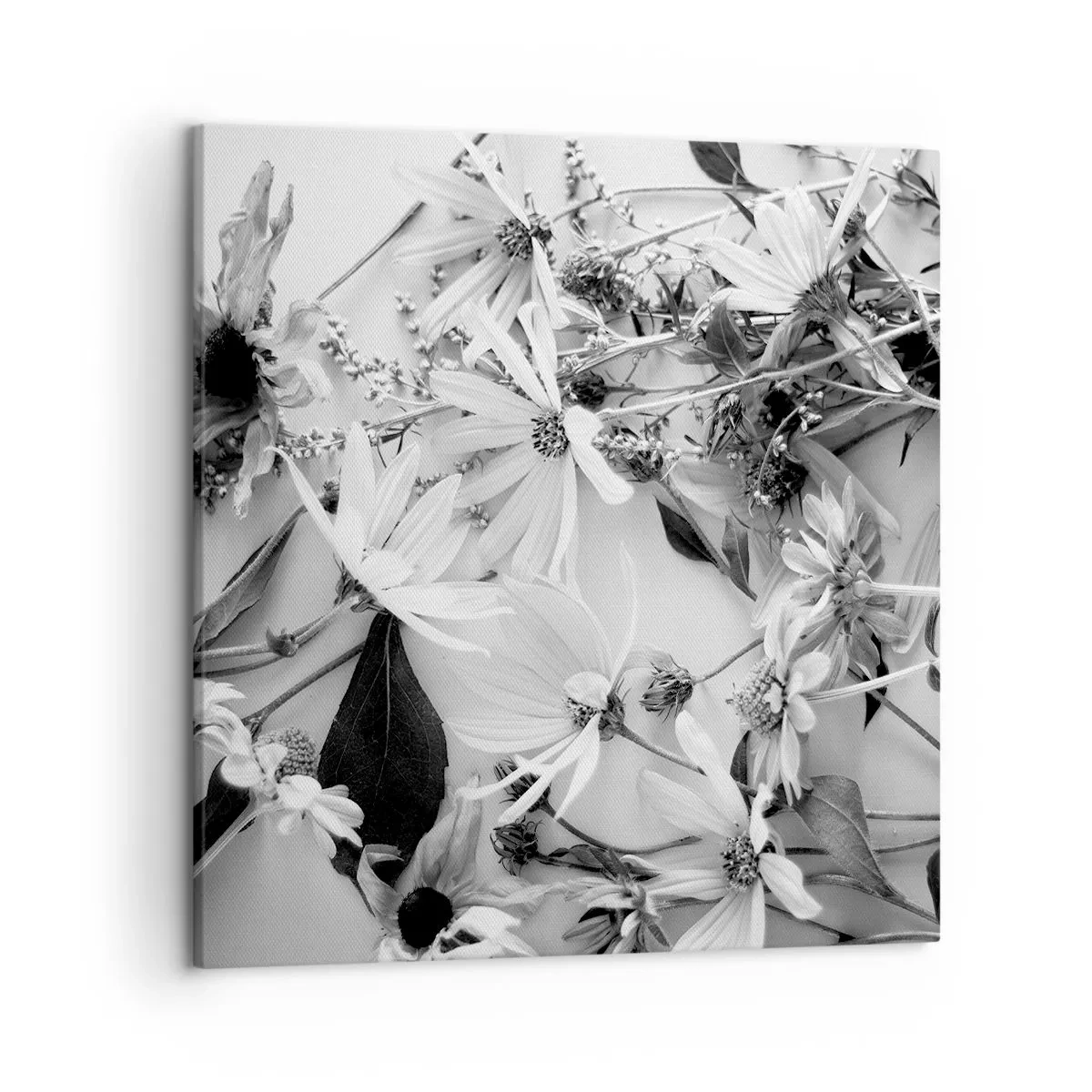 Obraz na płótnie - Nie-bukiet kwiatów - 50x50 cm