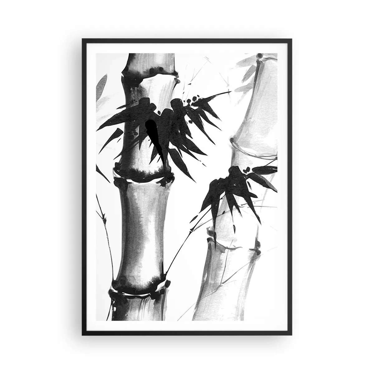 Plakat w czarnej ramie - Zbliżenie na orient - 70x100 cm