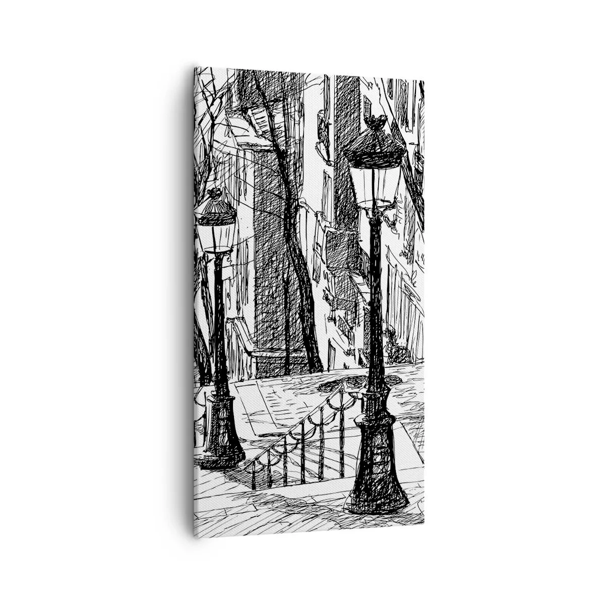 Obraz na płótnie - Historia miłosna czy opowieśc grozy? - 55x100 cm