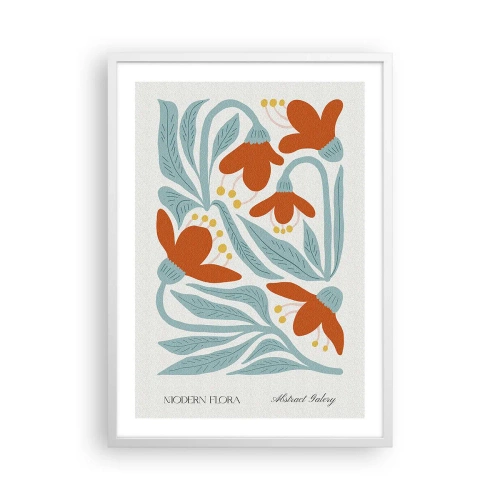 Plakat w białej ramie - Ku ziemi, ku słońcu - 50x70 cm