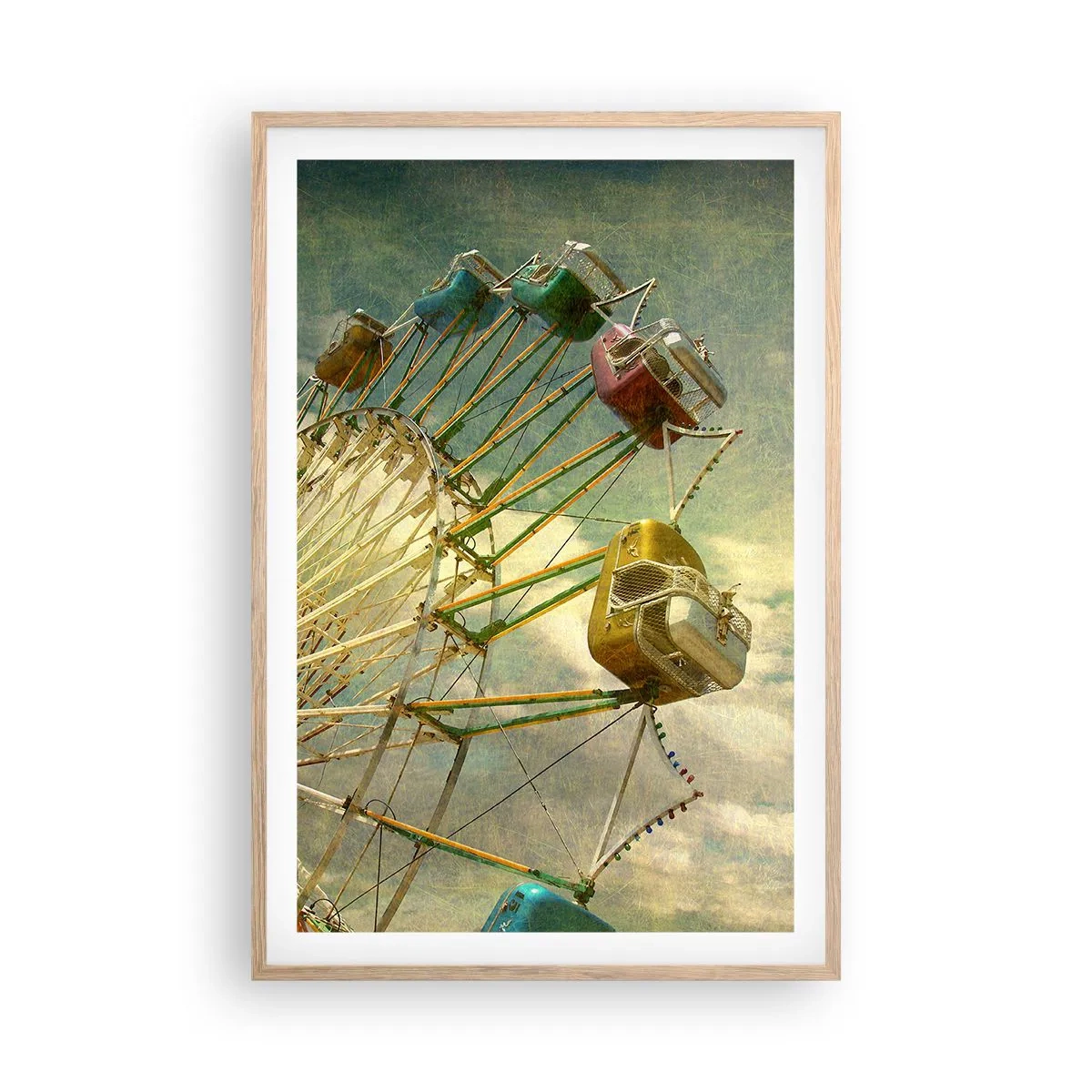 Plakat w ramie jasny dąb - Będzie, będzie zabawa… - 61x91 cm