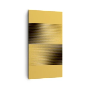 Obraz na płótnie - Kwadratura przeciwieństw - 55x100 cm