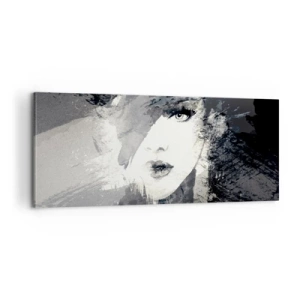 Obraz na płótnie - Zza szarego woalu - 100x40 cm