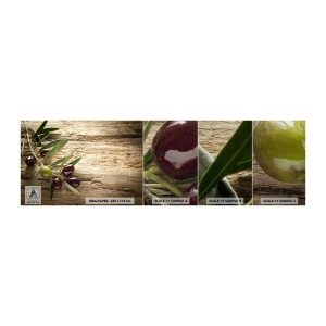 Fototapeta Próbka Premium Sand - Prosto od natury - Gałązka Oliwna, Natura, Oliwki - 100x30 cm