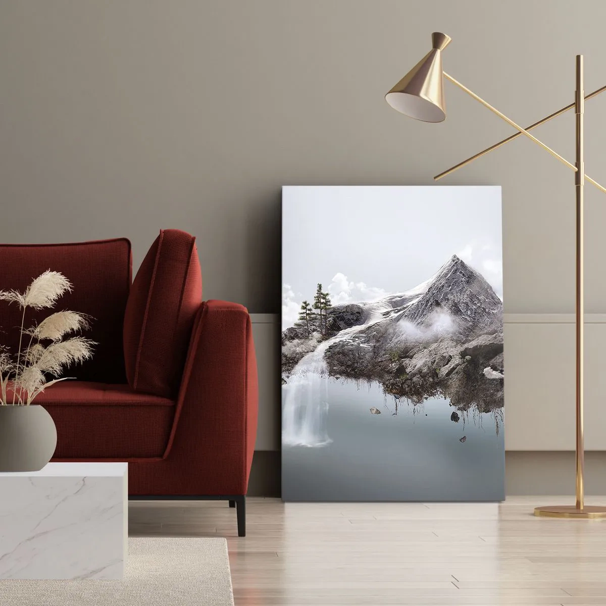 Obraz na płótnie - Okiem surrealisty - 55x100 cm