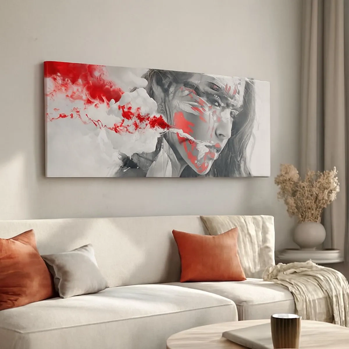 Obraz na płótnie - W oparach absurdu - 100x40 cm