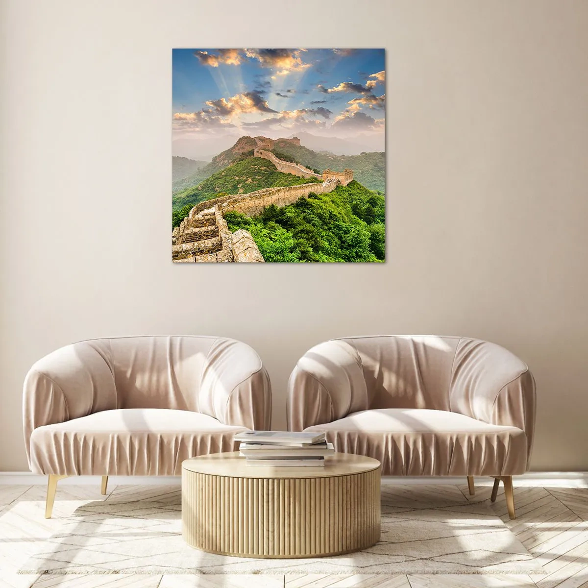 Obraz na szkle - Nieprzemijająca wielkość - 60x60 cm