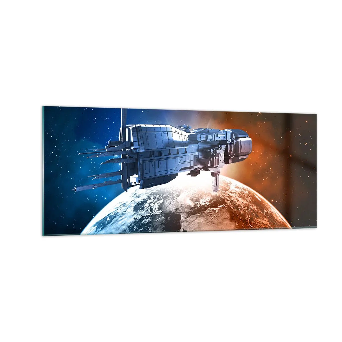 Obraz na szkle - Uważny obserwator - 100x40 cm