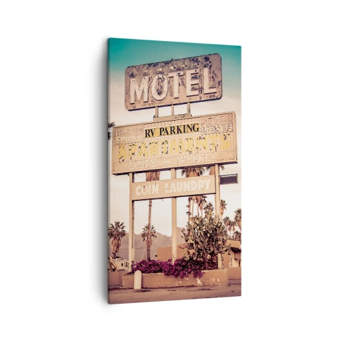 Obraz na płótnie - Tu czas się zatrzymał - 45x80 cm