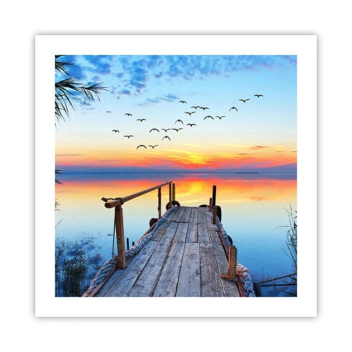 Plakat - Pora wracać… - 50x50 cm