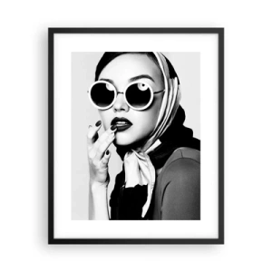 Plakat w czarnej ramie - Pozdrowienia z lat 60. - 40x50 cm