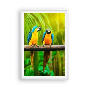 Plakat w białej ramie - A słyszałaś, że ona…? - 61x91 cm