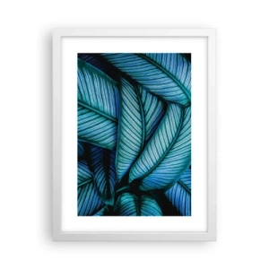 Plakat w białej ramie - Linie życia - 30x40 cm