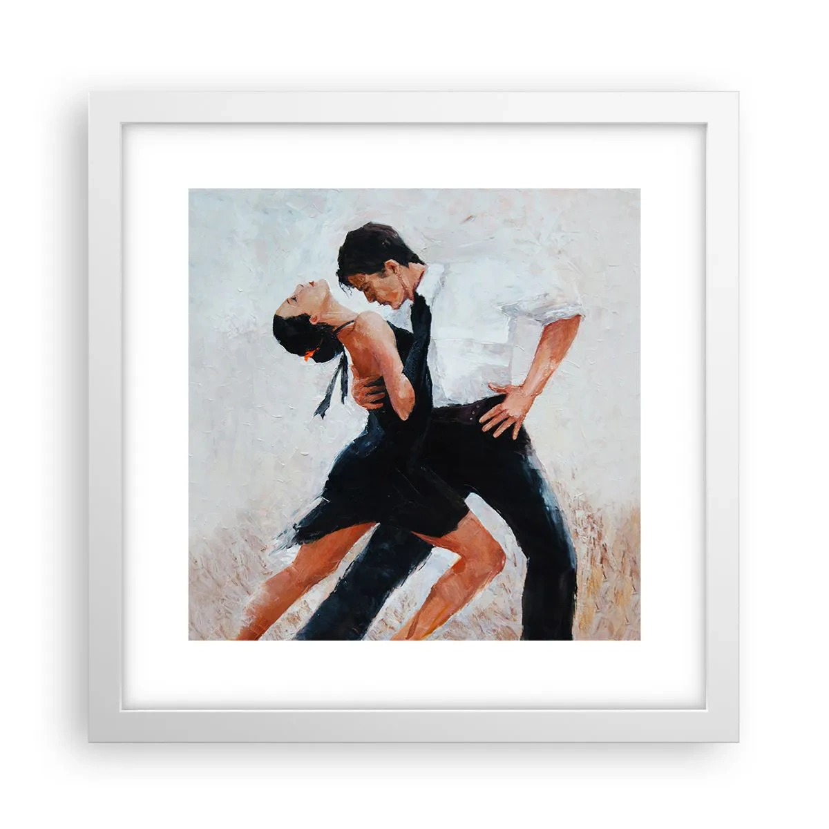 Plakat w białej ramie - Tango mych marzeń i snów - 30x30 cm