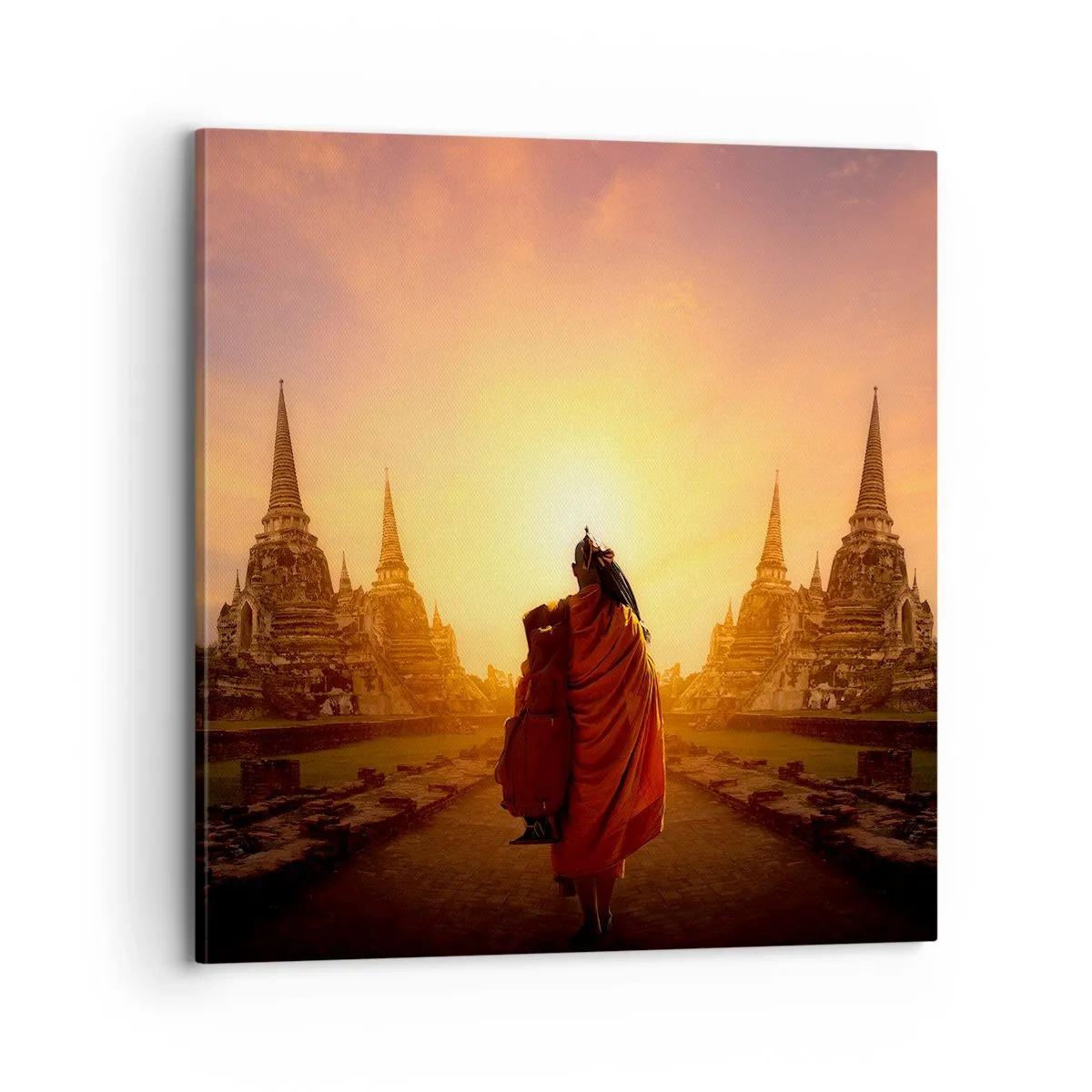 Obraz na płótnie - W spokoju przez wieczność - 70x70 cm